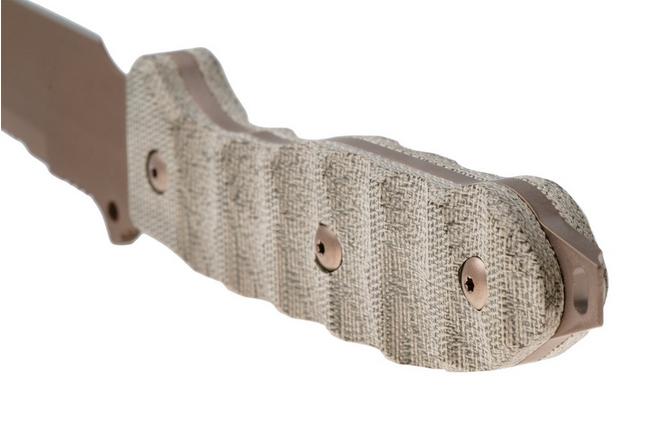 Afbeelding voor Fox Audax FX-615, Becut Bronze PVD, Green Micarta vaststaand mes, Trinova Solutions design
