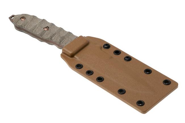 Afbeelding voor Fox Audax FX-615, Becut Bronze PVD, Green Micarta vaststaand mes, Trinova Solutions design