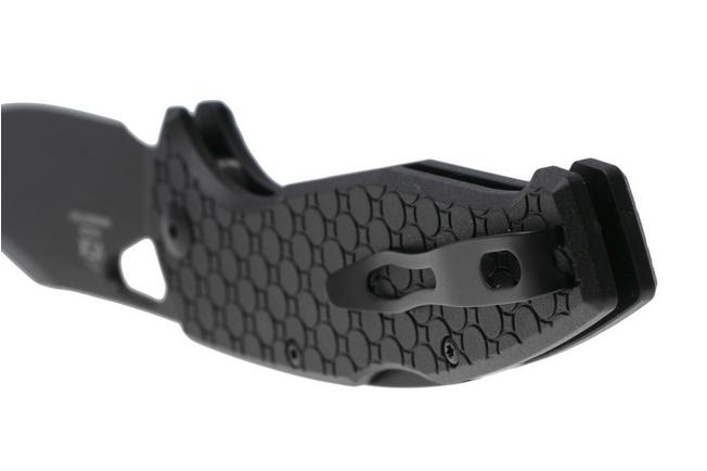 Afbeelding voor Fox Kita FX-625BB, Black Top Shield Niolox, Black FRN zakmes, Jesper Voxnaes design