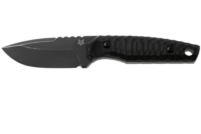 Afbeelding voor Fox FKMD KS FX-627-G10B, Top Shield Niolox, Black G10 vaststaand mes, GZ Tactical design