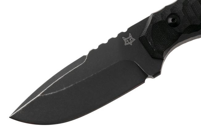 Afbeelding voor Fox FKMD KS FX-627-G10B, Top Shield Niolox, Black G10 vaststaand mes, GZ Tactical design