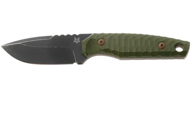 Afbeelding voor Fox FKMD KS FX-627-G10OD, Top Shield Niolox, OD Green G10 vaststaand mes, GZ Tactical design