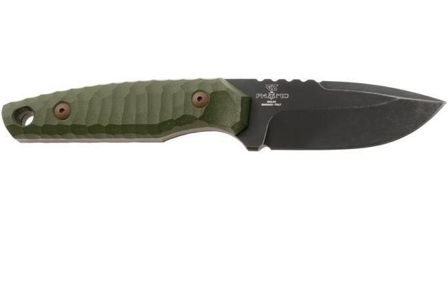 Afbeelding voor Fox FKMD KS FX-627-G10OD, Top Shield Niolox, OD Green G10 vaststaand mes, GZ Tactical design