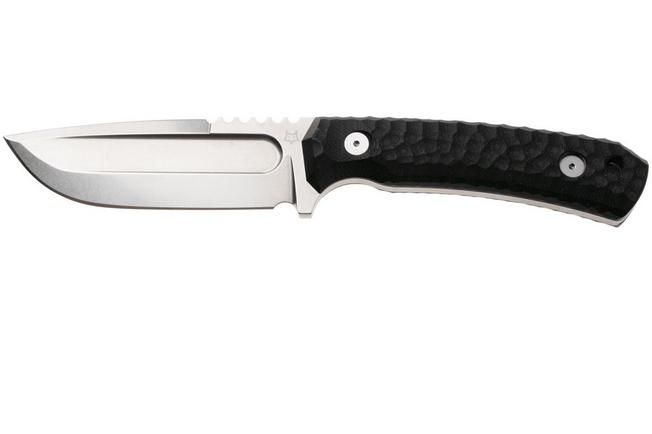 Afbeelding voor Fox FKMD Monteserra FX-628-G10B, Stonewashed Niolox, Black G10 vaststaand mes, GZ Tactical design