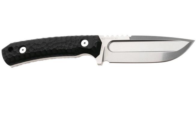 Afbeelding voor Fox FKMD Monteserra FX-628-G10B, Stonewashed Niolox, Black G10 vaststaand mes, GZ Tactical design