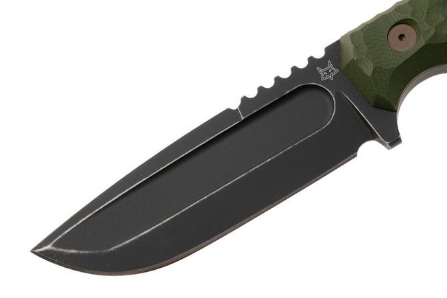 Afbeelding voor Fox FKMD Monteserra FX-628-G10OD, Top Shield Niolox, OD Green G10 vaststaand mes, GZ Tactical design