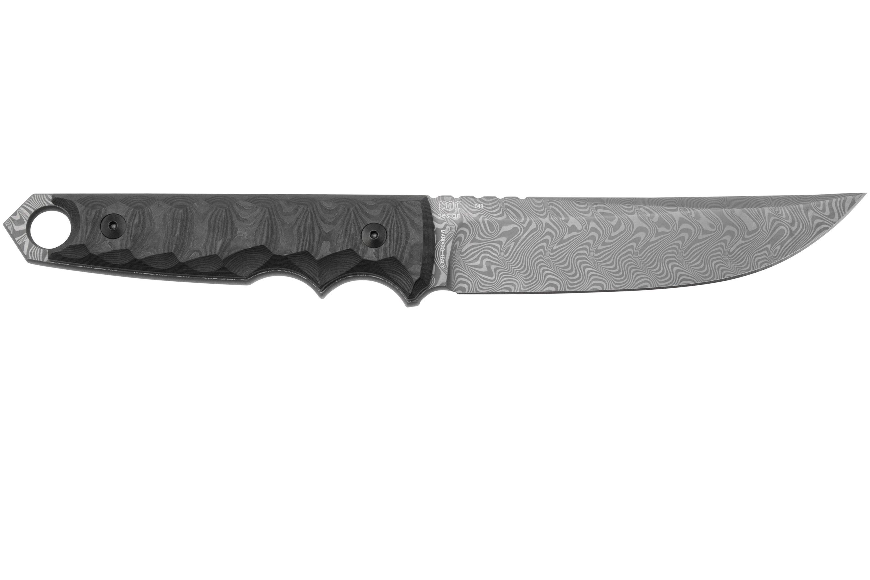 Fox Knives Ryu FX 634 DCFB Balbachdamast Herringbone Black Camo   FOFX 634 DCFB 02 Fox