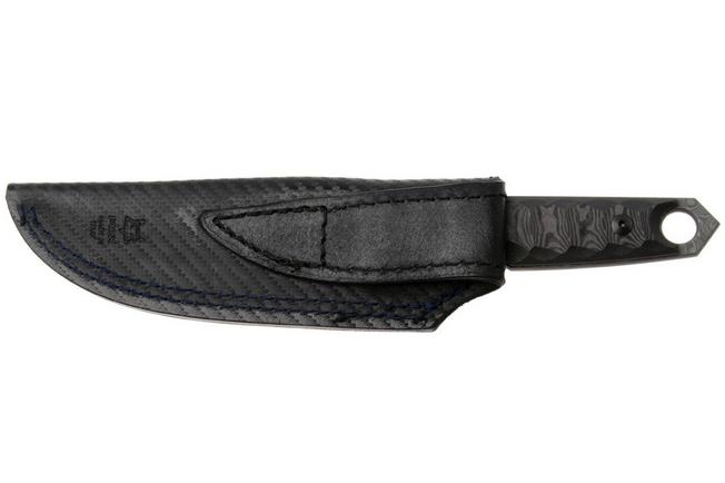 Image for Fox Knives Ryu FX-634-DCFB, Balbachdamast Herringbone, Black Camo Carbon Fiber, fixed knife, Black Roc Knives design