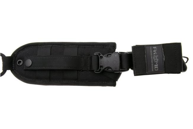 Afbeelding voor Fox FKMD Dino Tracker FX-9CM08-B, Black Idroglider Böhler N690Co, Black Forprene vaststaand mes, Black Roc Knives design