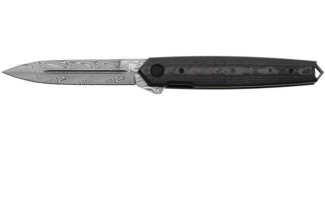 Afbeelding voor Fox Pacifico FX-ATC-OG02 DCF Thor Damasteel, Black Camo FatCarbon, zakmes, Terzuola design