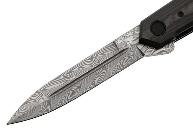 Afbeelding voor Fox Pacifico FX-ATC-OG02 DCF Thor Damasteel, Black Camo FatCarbon, zakmes, Terzuola design