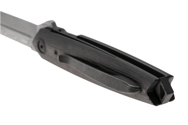 Afbeelding voor Fox Pacifico FX-ATC-OG02 DCF Thor Damasteel, Black Camo FatCarbon, zakmes, Terzuola design