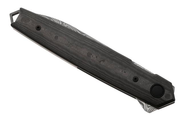 Afbeelding voor Fox Pacifico FX-ATC-OG02 DCF Thor Damasteel, Black Camo FatCarbon, zakmes, Terzuola design