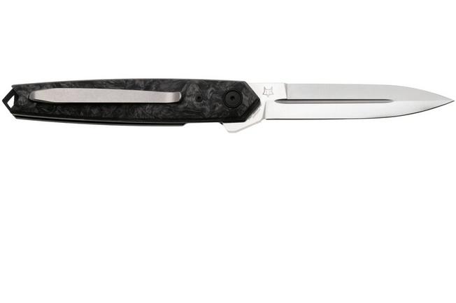 Afbeelding voor Fox Pacifico FX-ATC-OG02 MCF Satin MagnaCut, Marbled Carbonfiber, zakmes, Terzuola design