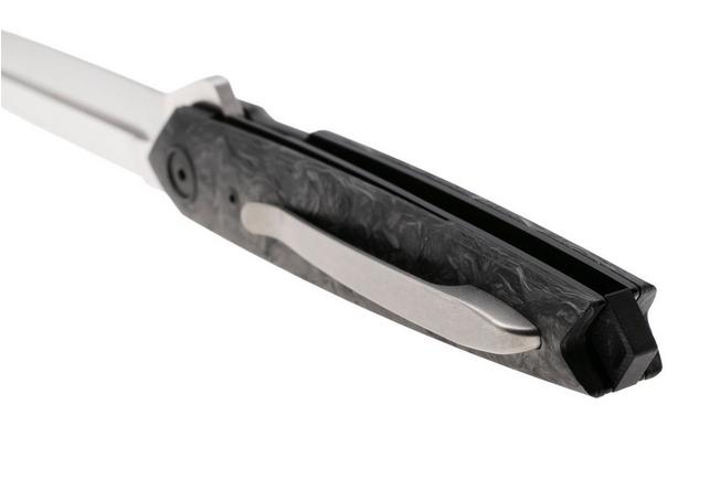 Afbeelding voor Fox Pacifico FX-ATC-OG02 MCF Satin MagnaCut, Marbled Carbonfiber, zakmes, Terzuola design
