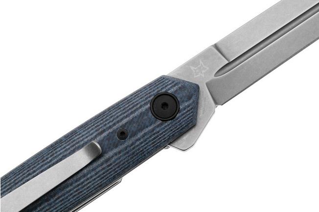 Afbeelding voor Fox Pacifico FX-ATC-OG02 MD Stonewashed MagnaCut, Denim Micarta, zakmes, Terzuola design