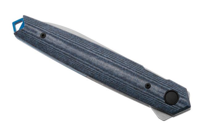 Afbeelding voor Fox Pacifico FX-ATC-OG02 MD Stonewashed MagnaCut, Denim Micarta, zakmes, Terzuola design