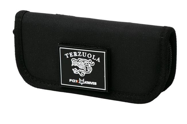 Afbeelding voor Fox Pacifico FX-ATC-OG02TIPVDSW, PVD Stonewashed CPM MagnaCut, Black PVD Stonewashed Titanium zakmes, Terzuola design