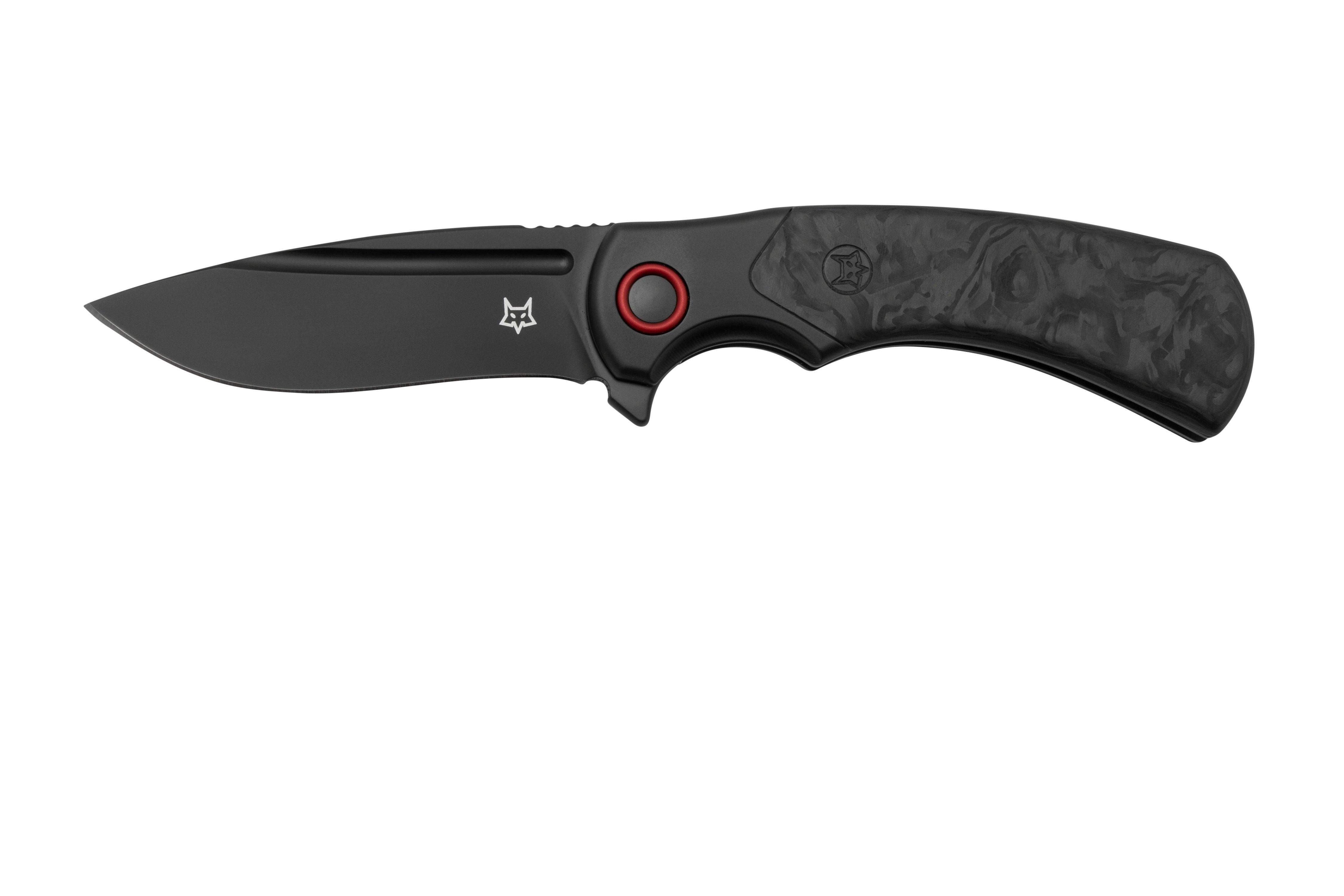 Fox knives 40 years anniversary knife fx f2017 m390 titanium marble