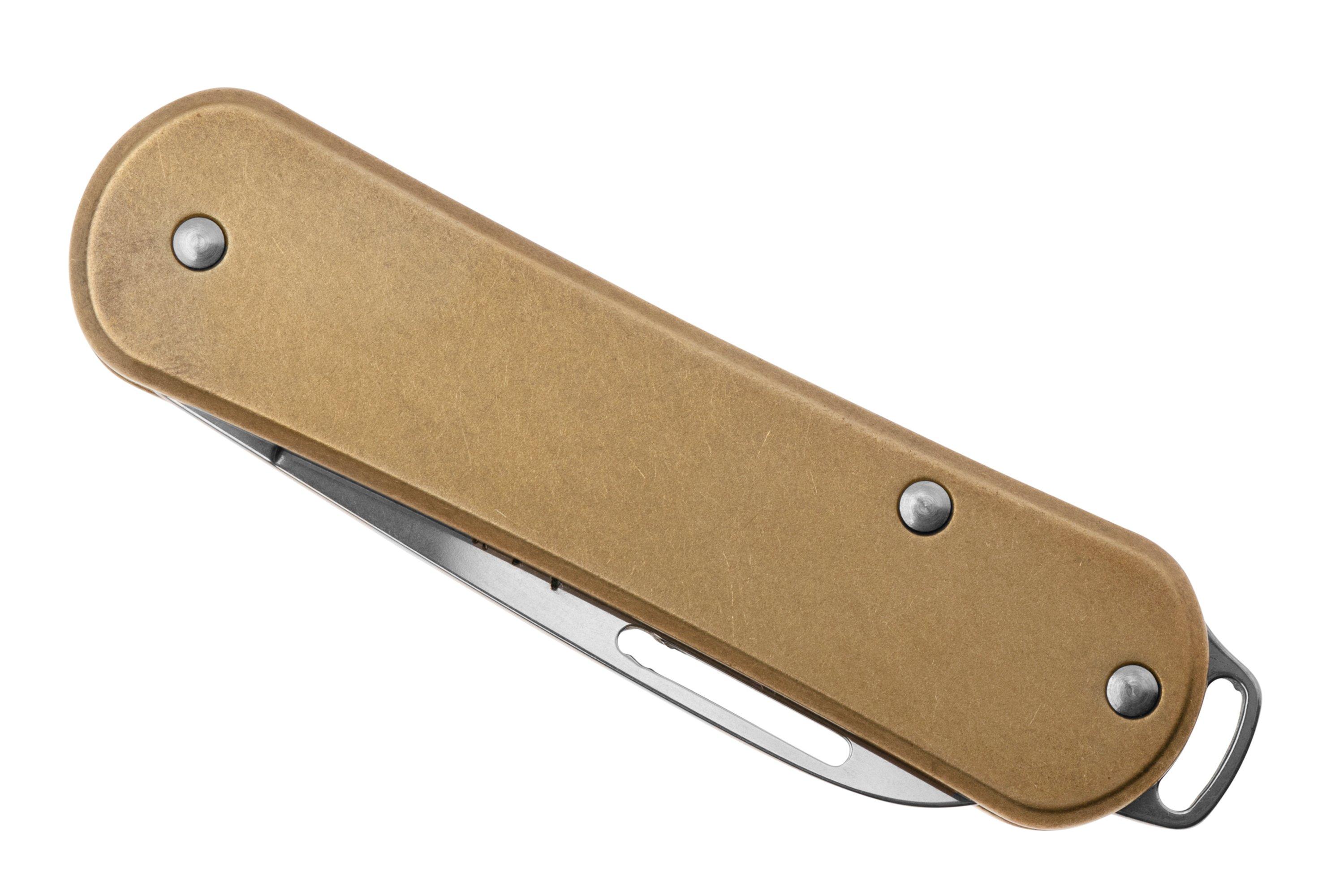 Fox Vulpis FX-VP108-OT Polished M390, Brass, pocket knife