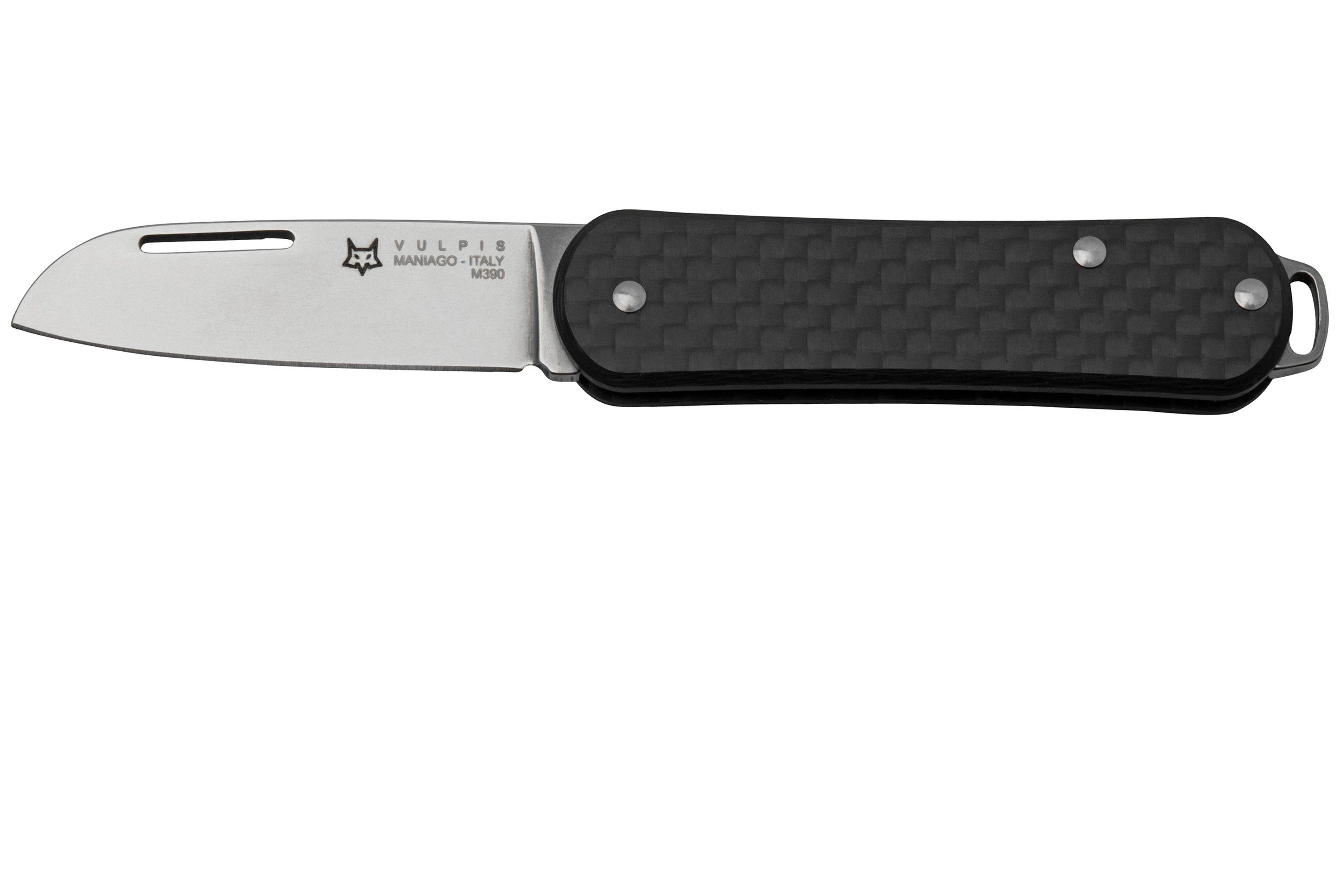 Fox Vulpis FX-VP108CF, M390, Carbon Fiber, pocket knife ...