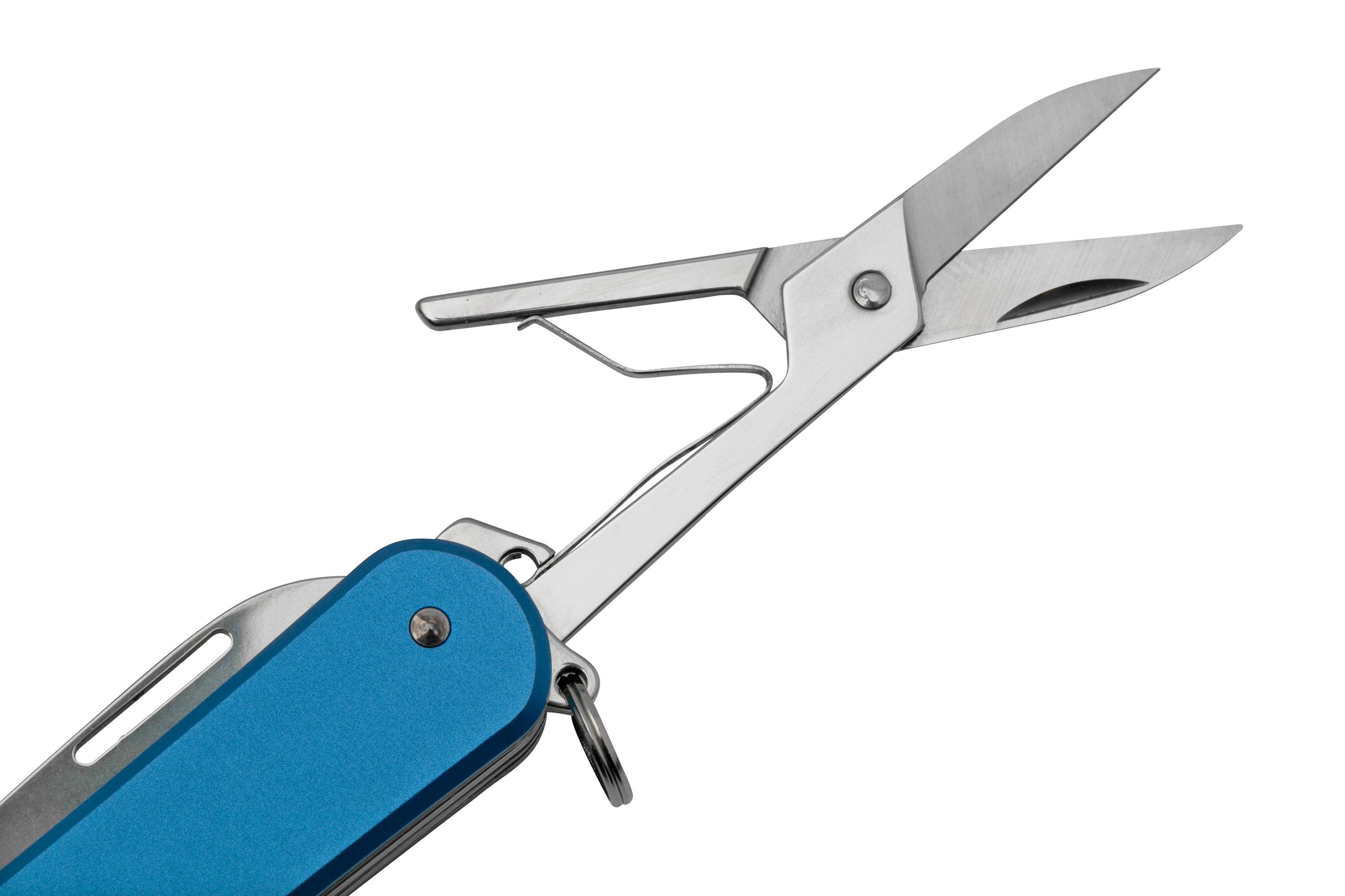 FOX Vulpis 4Tools FXVP130F4SB, N690Co, Aluminium Sky Blue, Swiss
