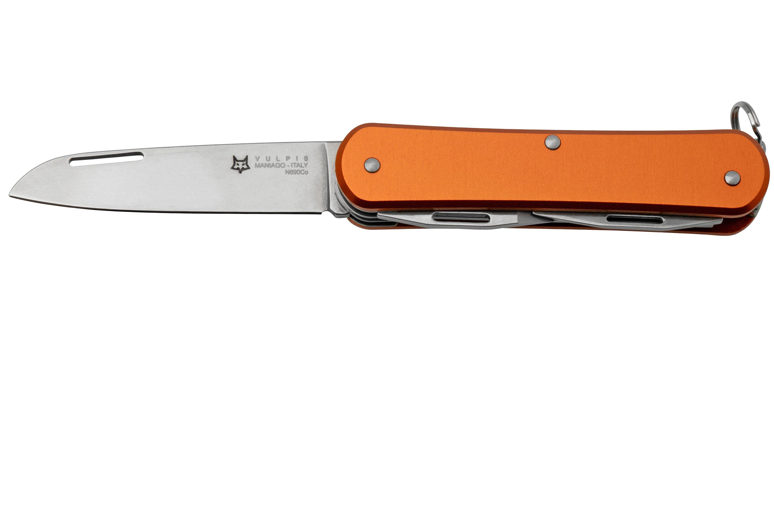 FOX Vulpis 4-Tools FX-VP130-S4OR, N690Co, Aluminium Orange, Swiss ...