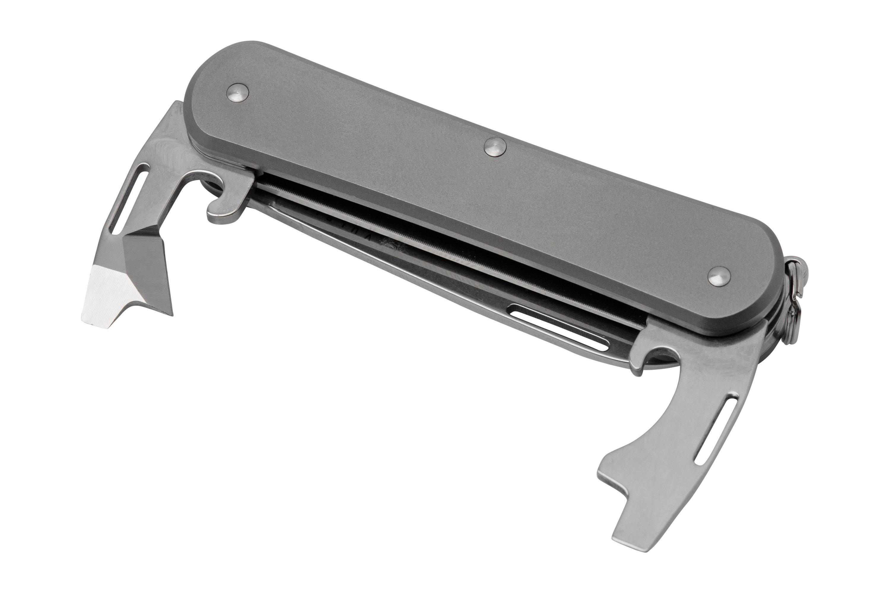 Fox Knives VULPIS FX-VP130-F4 TI Multi Tool Pocket Knife Stainless Steel M390