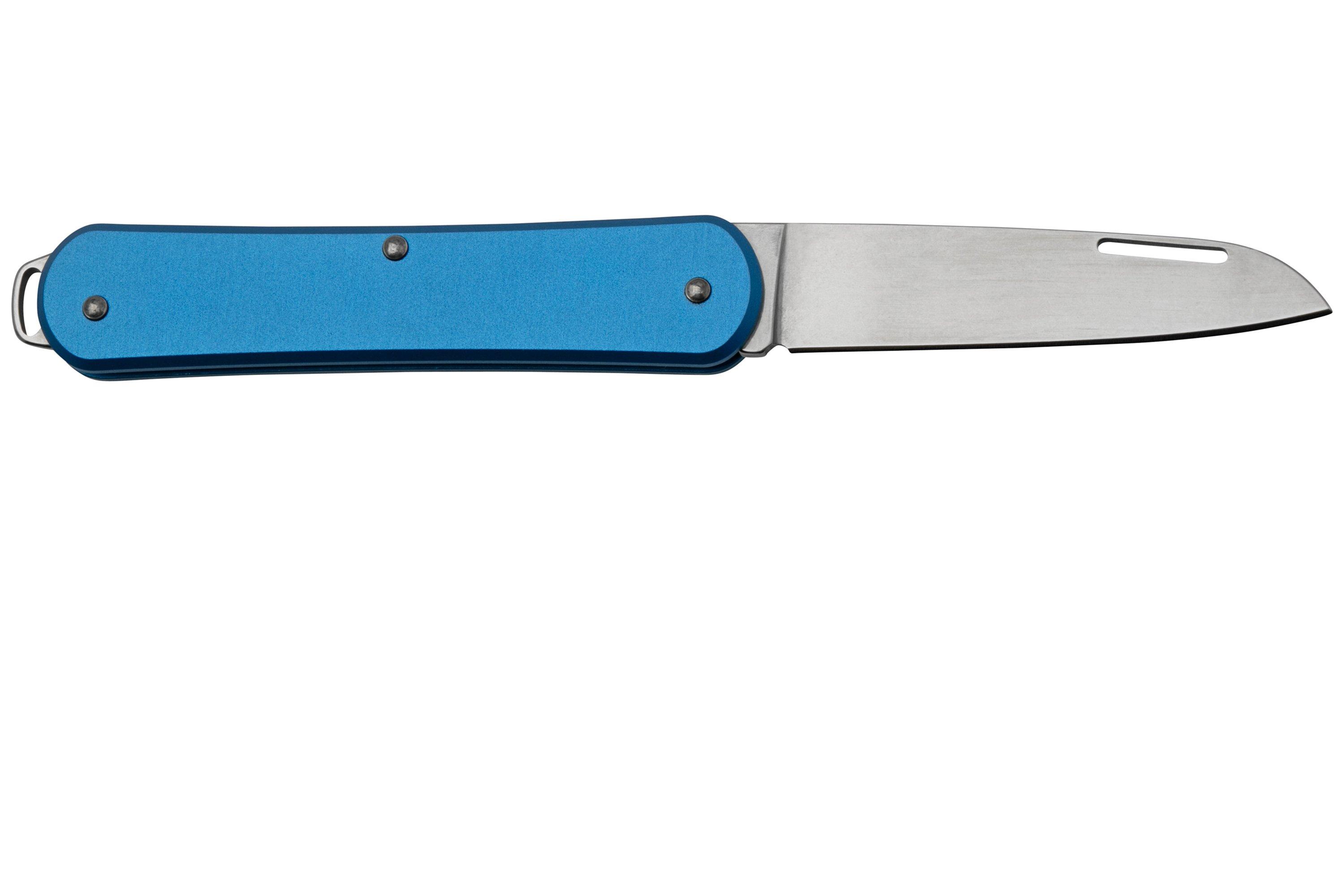 FOX Vulpis FX-VP130SB, N690Co, Aluminium Sky Blue, pocket knife ...