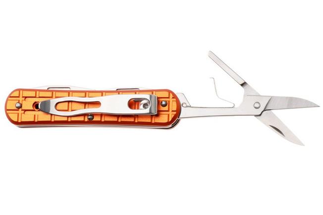 Afbeelding voor Fox Vulpis 3-Tools FX-VPGPW-130-F3-OR, Stainless Steel, Orange Aluminum multitool