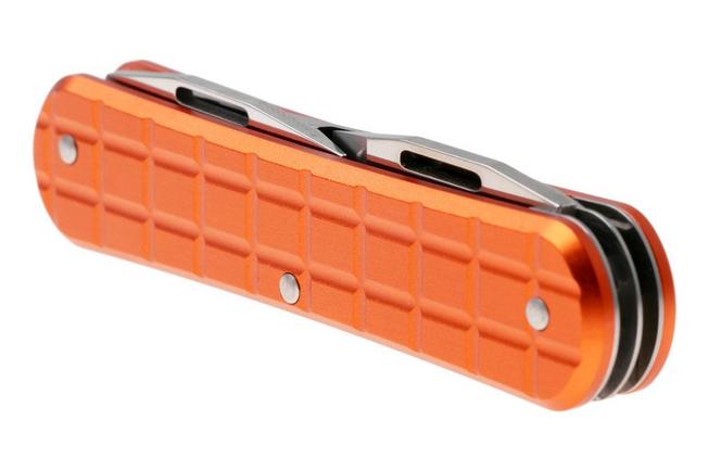 Afbeelding voor Fox Vulpis 3-Tools FX-VPGPW-130-F3-OR, Stainless Steel, Orange Aluminum multitool