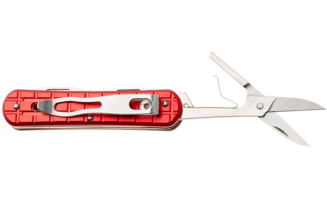 Afbeelding voor Fox Vulpis 3-Tools FX-VPGPW-130-F3-R, Stainless Steel, Red Aluminum multitool