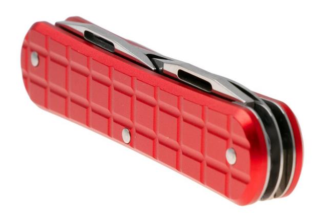 Afbeelding voor Fox Vulpis 3-Tools FX-VPGPW-130-F3-R, Stainless Steel, Red Aluminum multitool