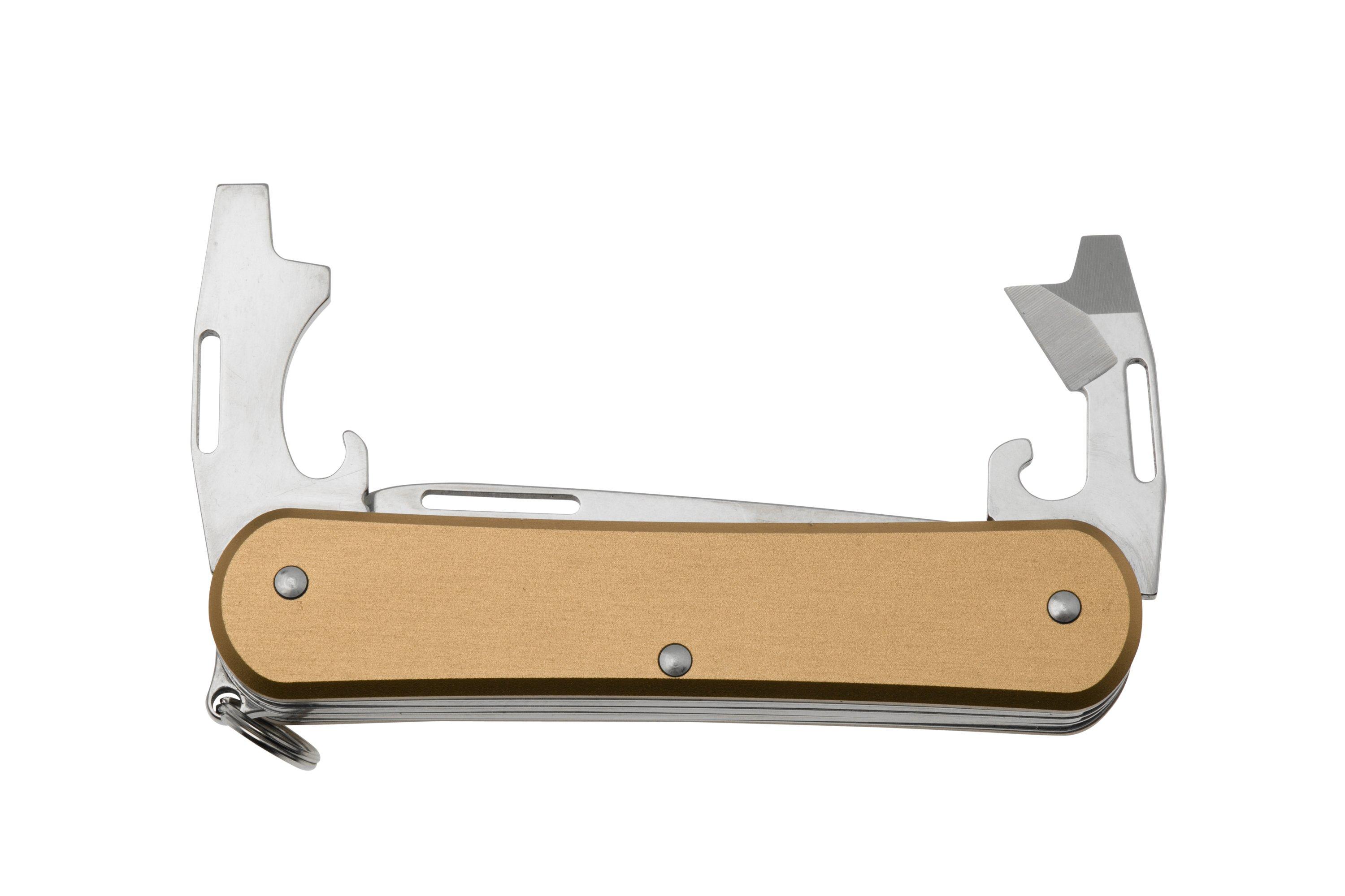 Fox Knives Vulpis KA-VP130-S4BR, 4 Tools, Aluminium Bronze, canivete ...