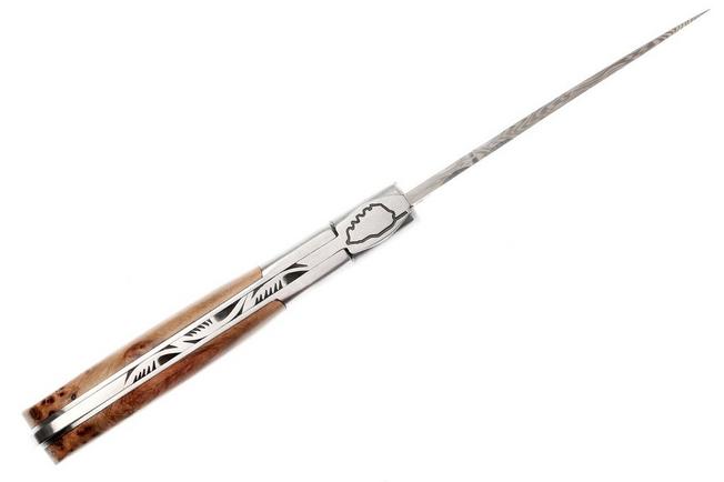Image for Fontenille Pataud Corsican Pialincu, juniper wood, rose damascus steel