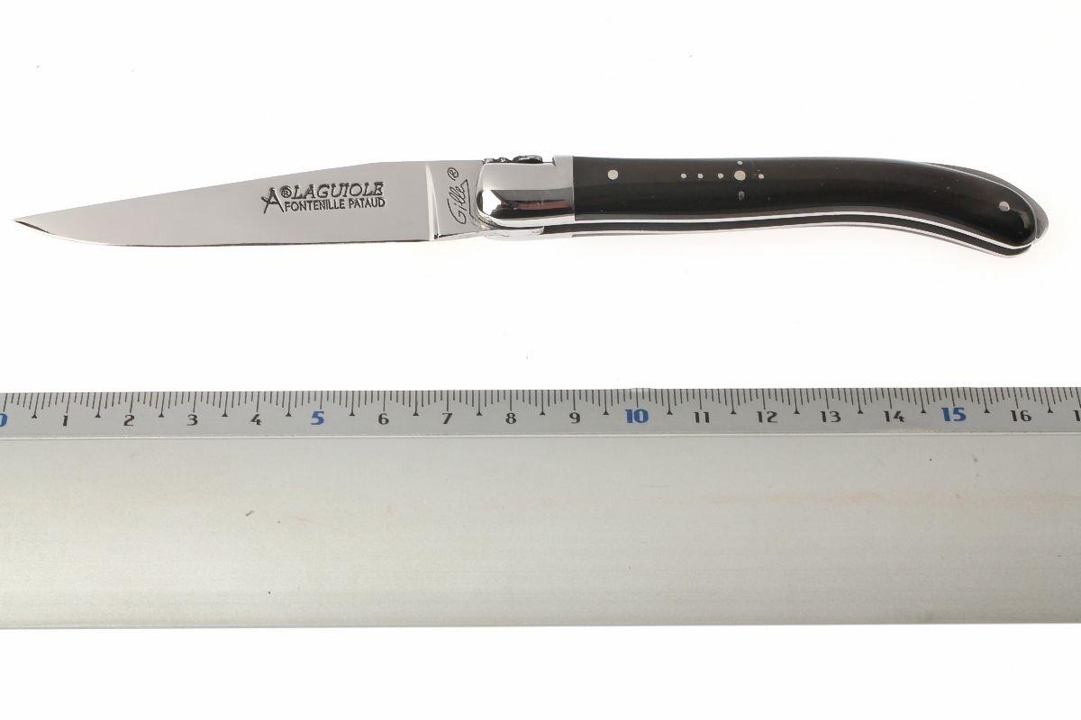 Fontenille Pataud XS Pointe de corne noire L4PCN Achetez à prix avantageux chez knivesandtools.fr