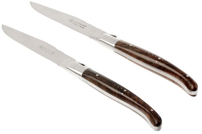Image for 2-pc walnut tip Fontenille Pataud steak knives