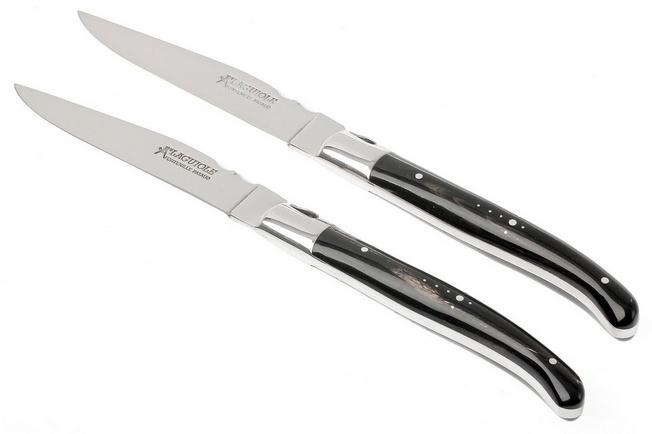 laguiole 4 steak knives black