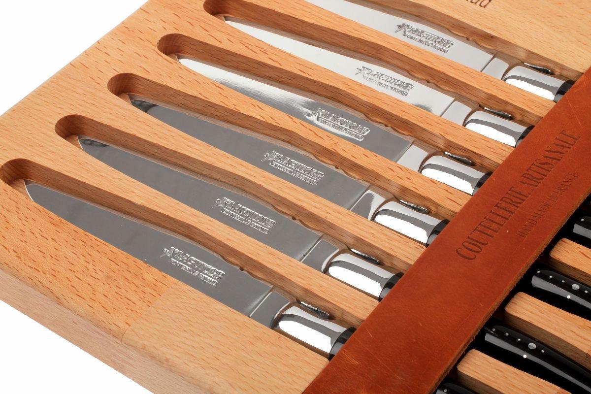 Fontenille Pataud 6dlg steakmessenset Buffelhoorn Voordelig kopen bij knivesandtools.be