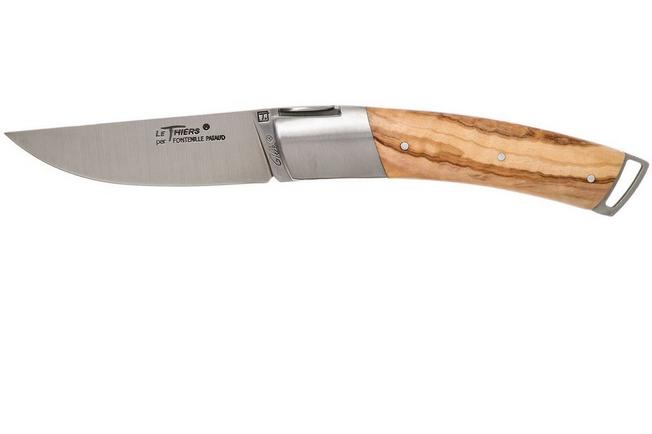 Le Thiers Gentleman olijfhout zakmes by Fontenille Pataud | Voordelig kopen bij knivesandtools.nl