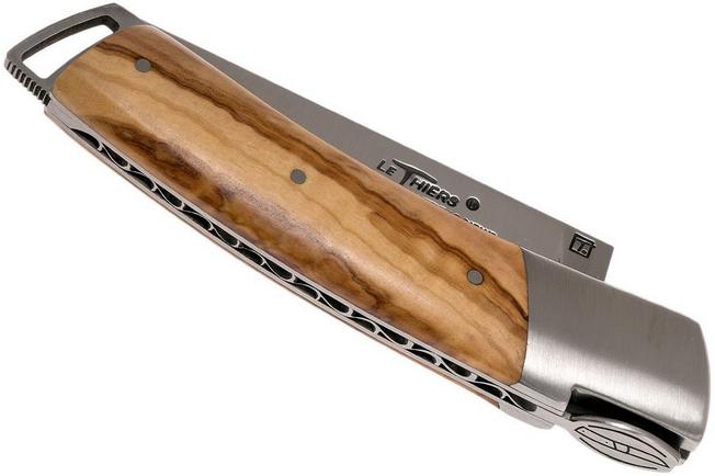 Le Thiers Gentleman olijfhout zakmes by Fontenille Pataud | Voordelig kopen bij knivesandtools.nl