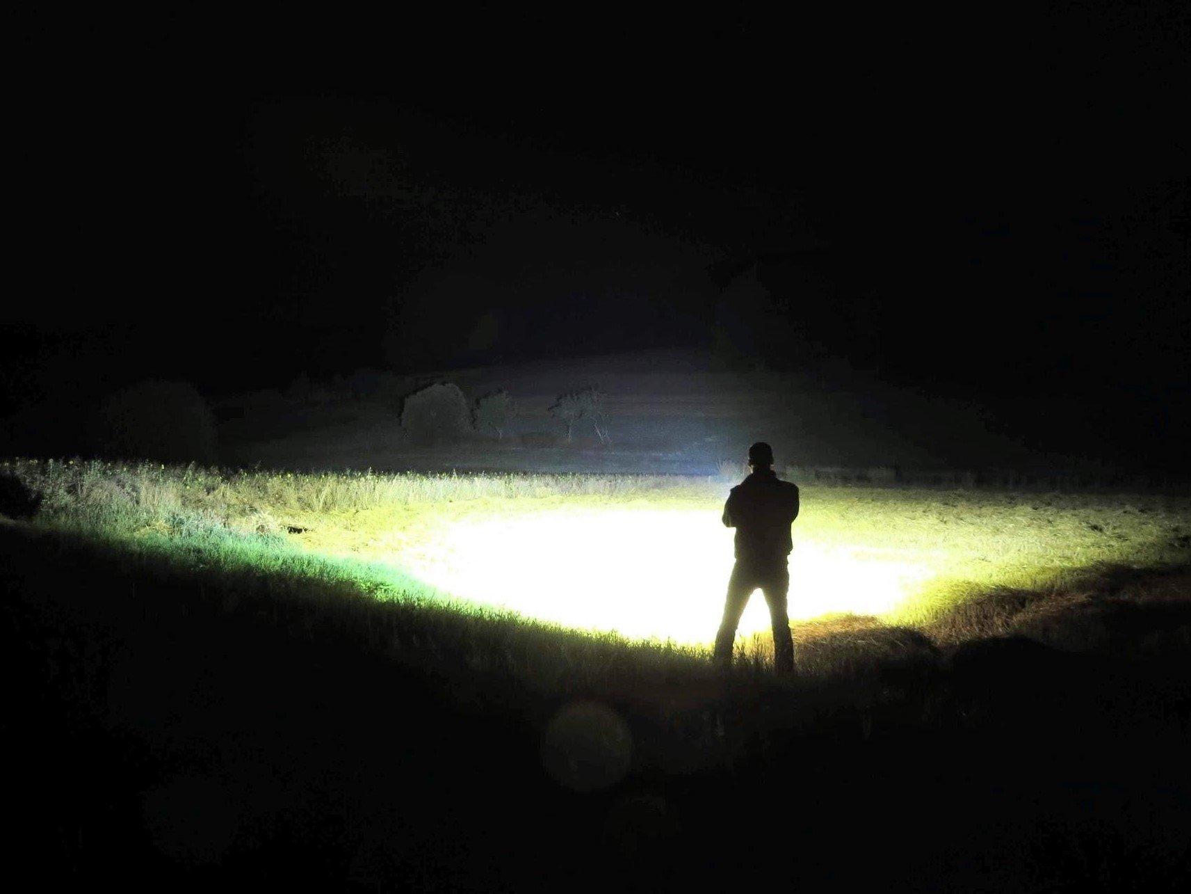 Bereik van een zaklamp