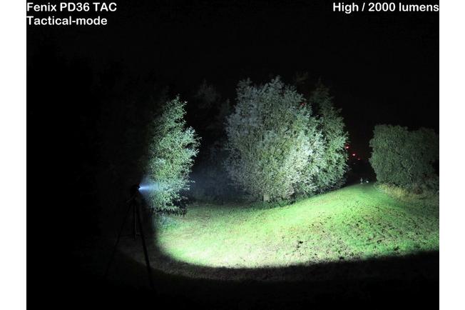 Fenix PD36 TAC tactical flashlight, 3000 lumens