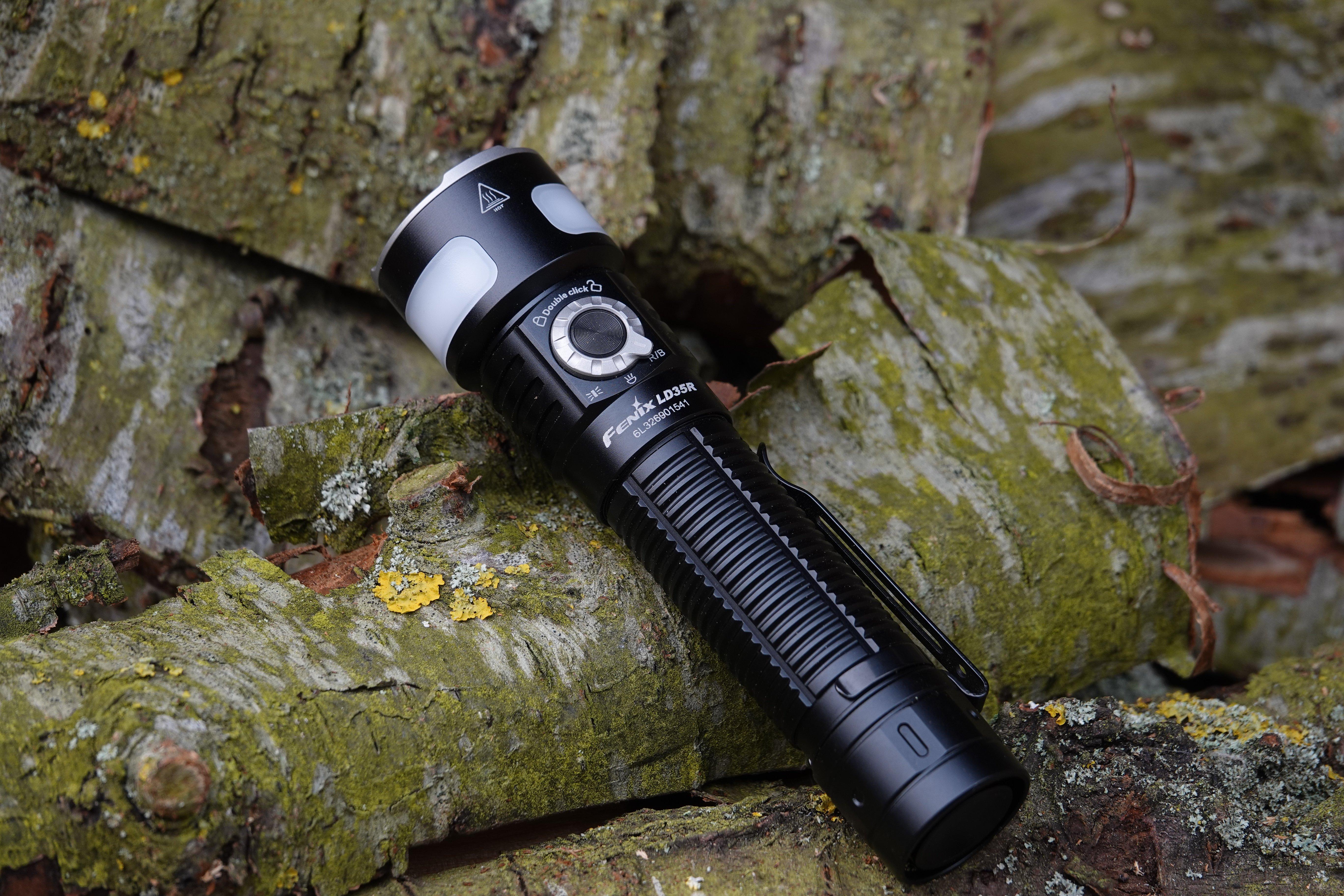 Zaklamp met opvallende details