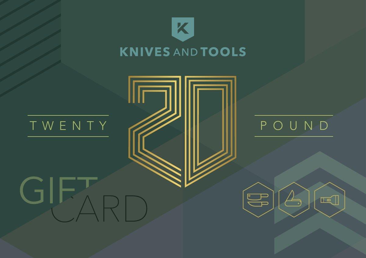 Knivesandtools gift card £20 Advantageously shopping at