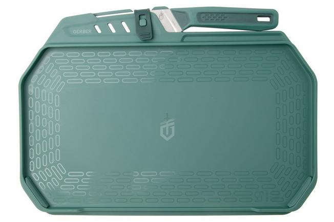 Afbeelding voor Gerber ComplEAT Slim Cutting Board 1072328 outdoor snijplankset met koksmes