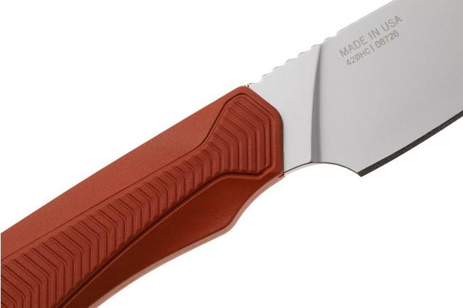 Afbeelding voor Gerber Forefront Fixed Drop Point 1077126, Stonewashed 420HC, Orange GFN jachtmes