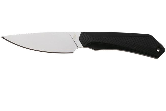 Afbeelding voor Gerber Forefront Fixed Drop Point 2009298, Stonewashed 420HC, Black GFN jachtmes