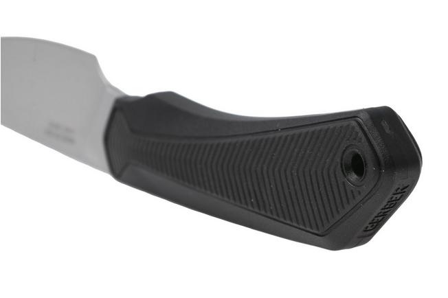 Afbeelding voor Gerber Forefront Fixed Drop Point 2009298, Stonewashed 420HC, Black GFN jachtmes