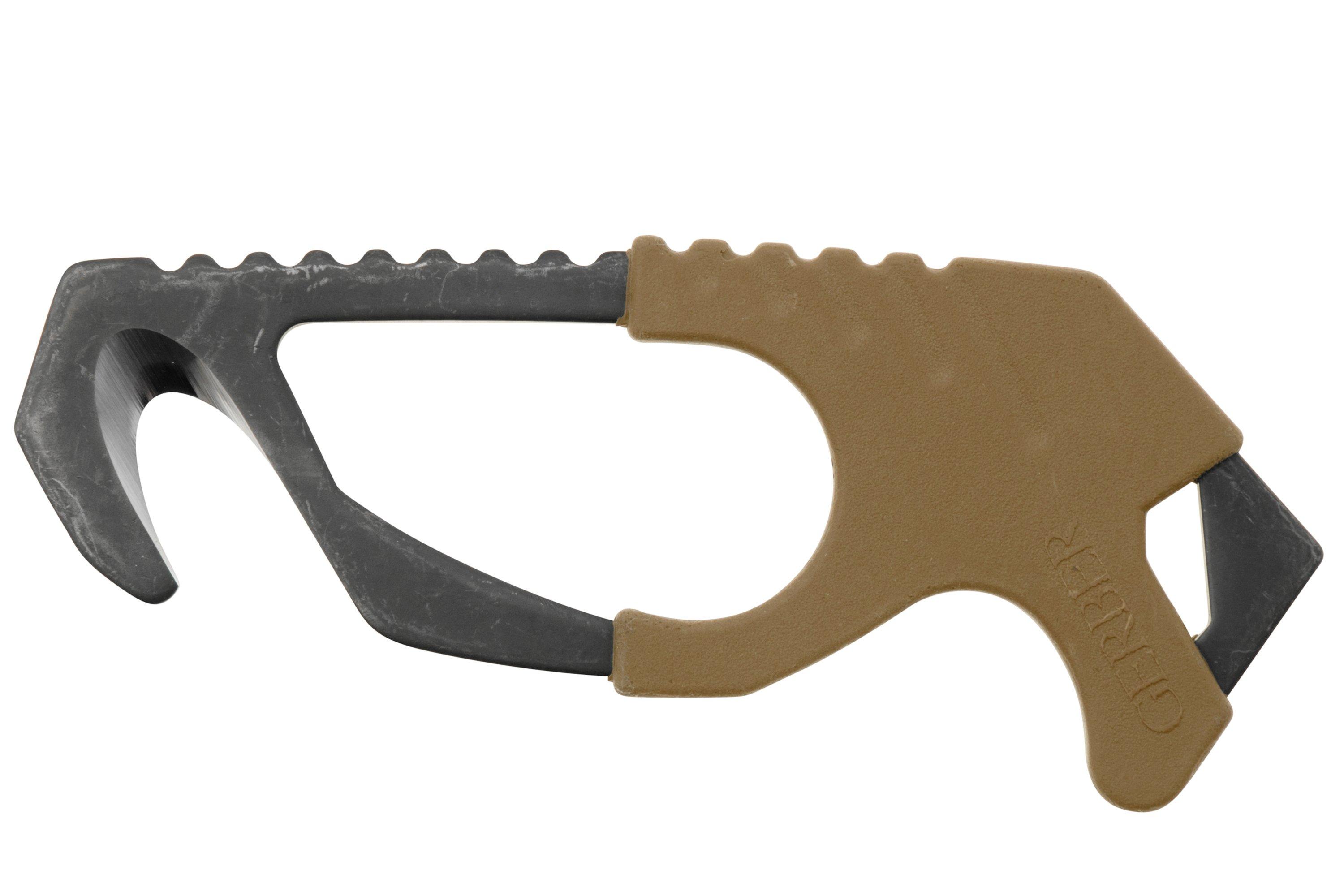 Gerber Strap Cutter 30000132 Coyote Brown, cutting hook